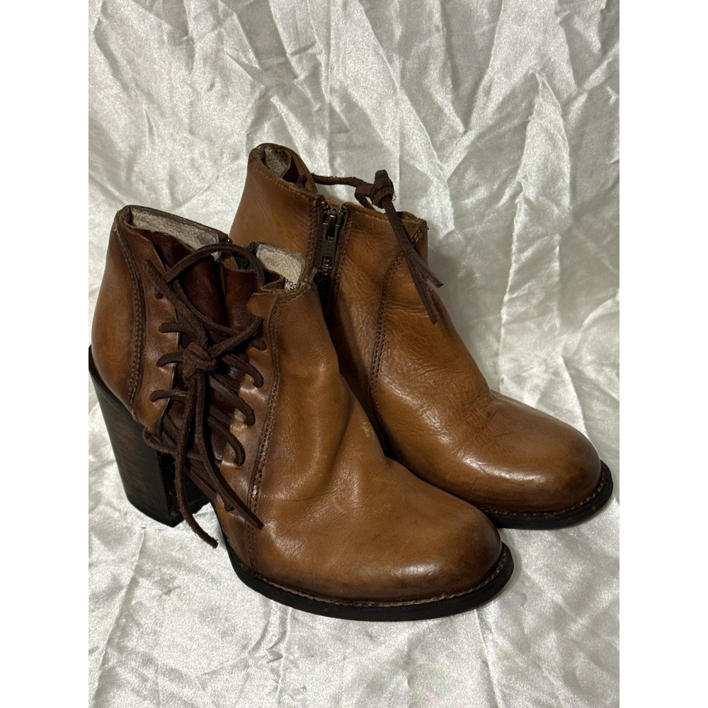 Freebird by Steven Brook Brown Ankle Boots Womens Size 8